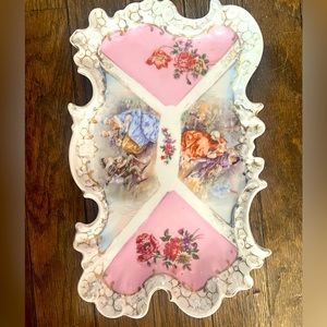 Vintage porcelain plate